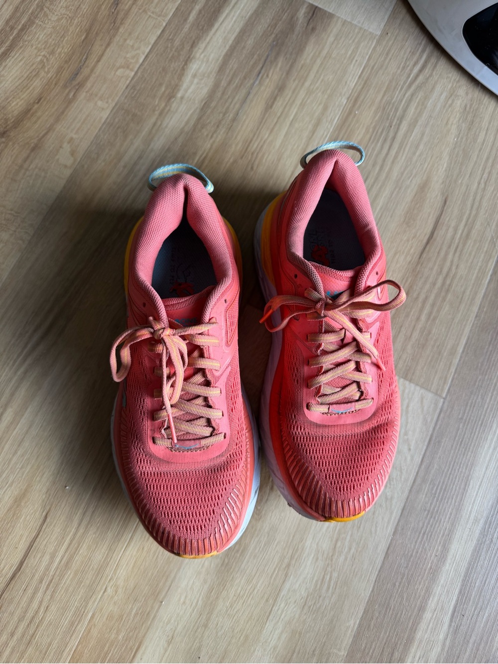 Hoka One One Women's Coral-Orange Running Shoes